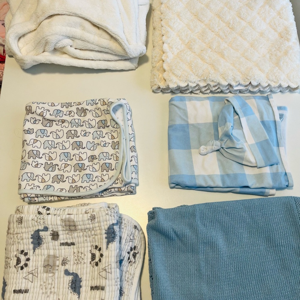 Bundle of  Baby Blankets